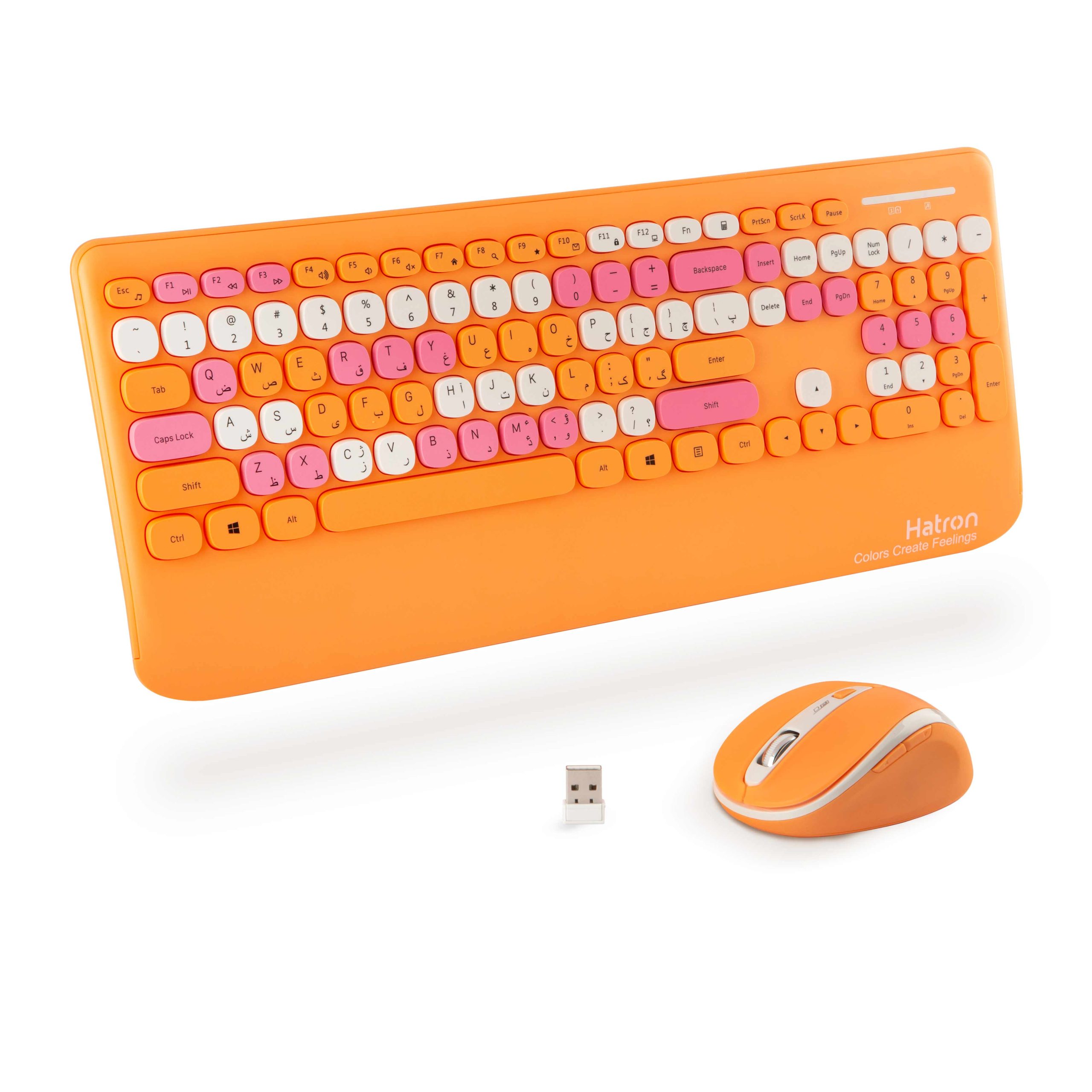 ست ماوس و کیبورد بیسیم HKCW350 هترون