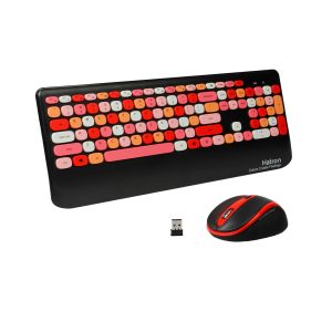 ست ماوس و کیبورد بیسیم HKCW350 هترون