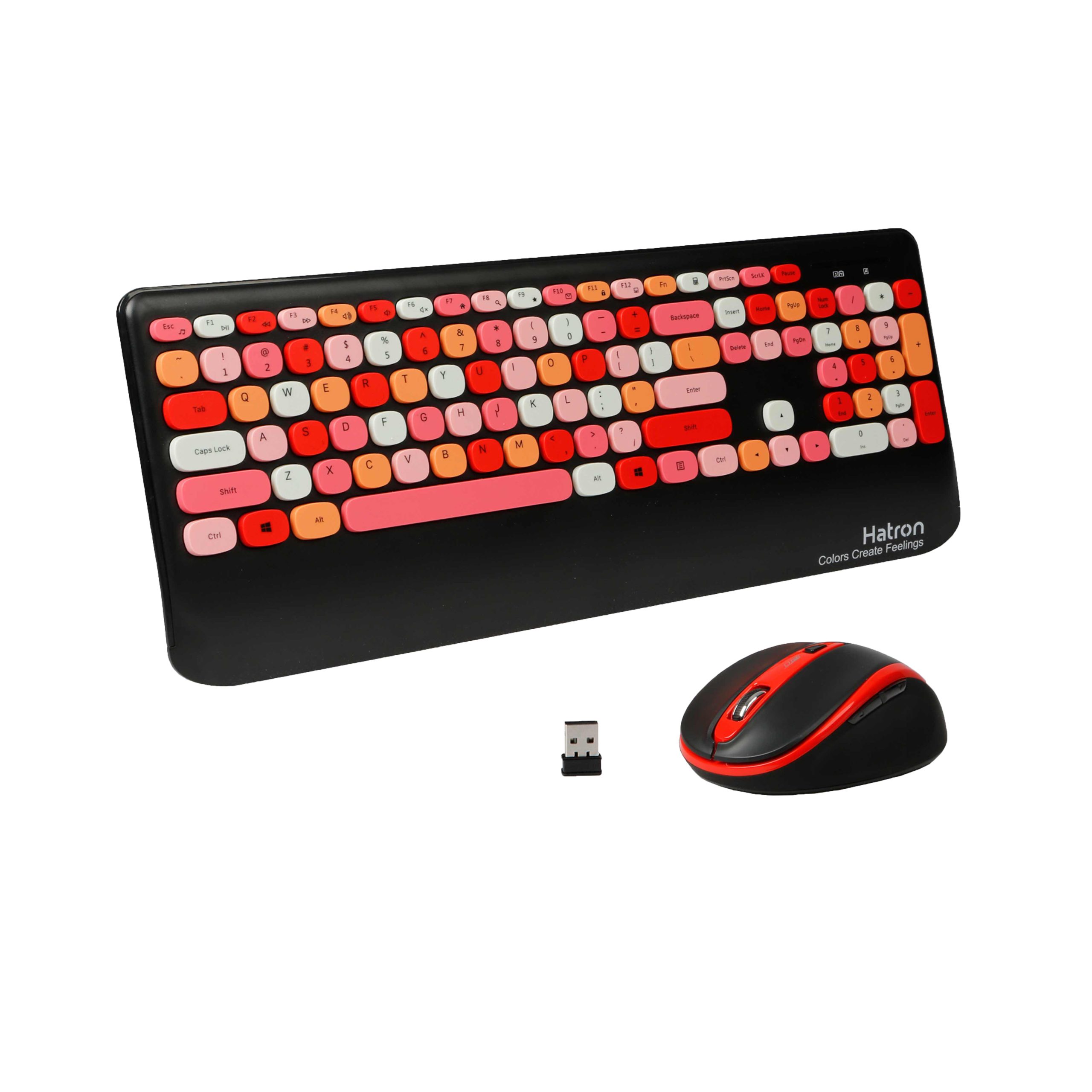 ست ماوس و کیبورد بیسیم HKCW350 هترون