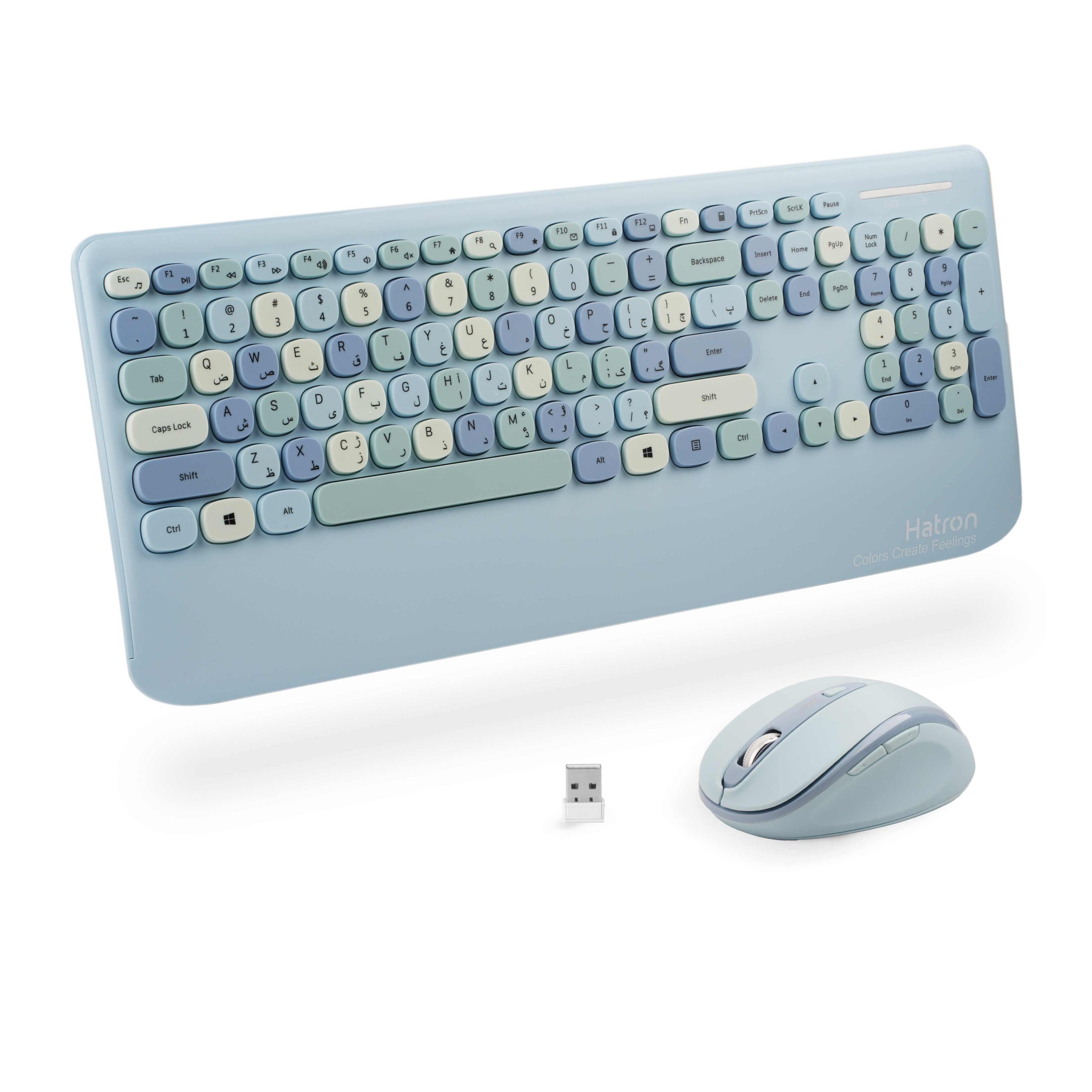 ست ماوس و کیبورد بیسیم HKCW350 هترون