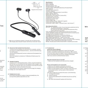 هنذفری بلوتوثی پرووان مدل PHB3385