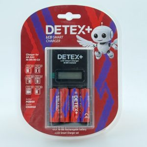 شارژر باطری 4 تایی ال سی دی دار باطری قلمی دیتکس