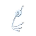 کابل شارژ سه کاره پرووان مدل PCC118R