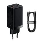 شارژر دیواری بیسوس مدل GaN5 Pro 65W EU