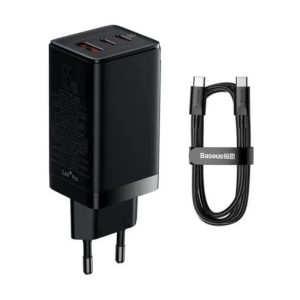 شارژر دیواری بیسوس مدل GaN5 Pro 65W EU