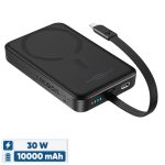 پاور بانک بی‌سیم بیسوس مدل Magnetic Mini 10000mAh 30W