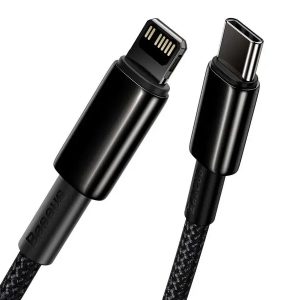 کابل شارژ Type-C to iP بیسوس مدل Tungsten Gold